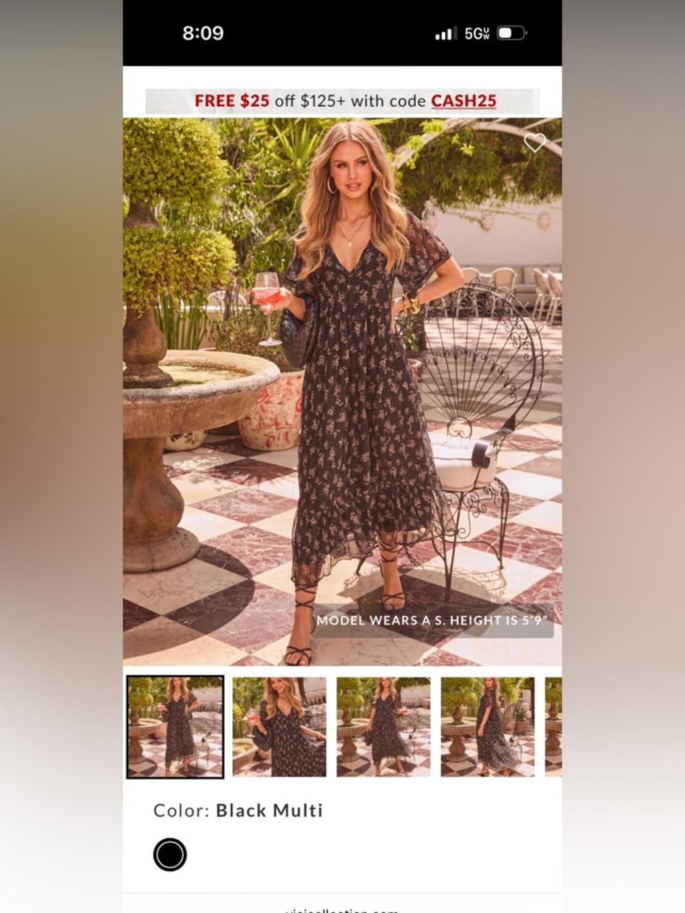 Vici Floral Maxi Dress